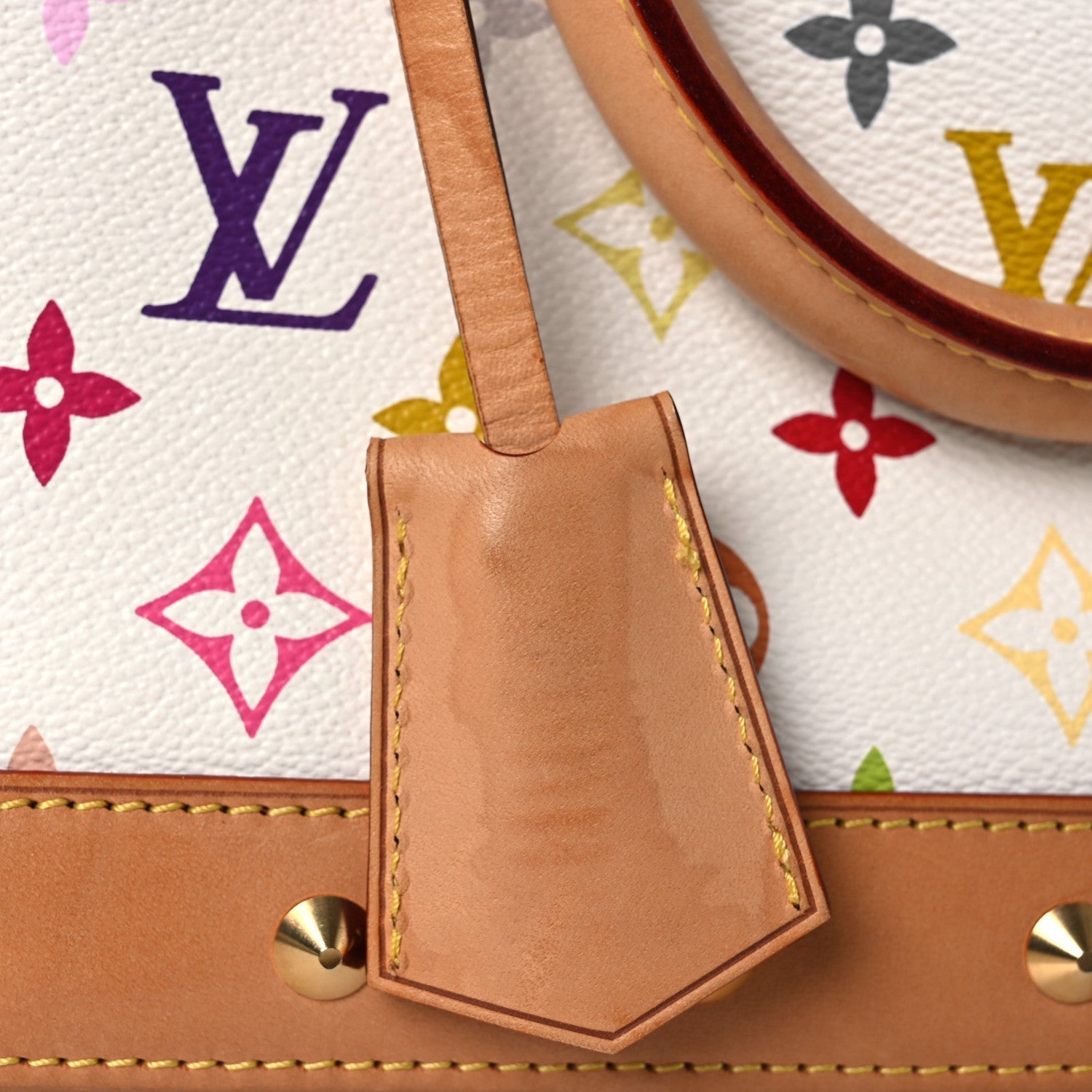 Monogram Multicolor Alma PM White