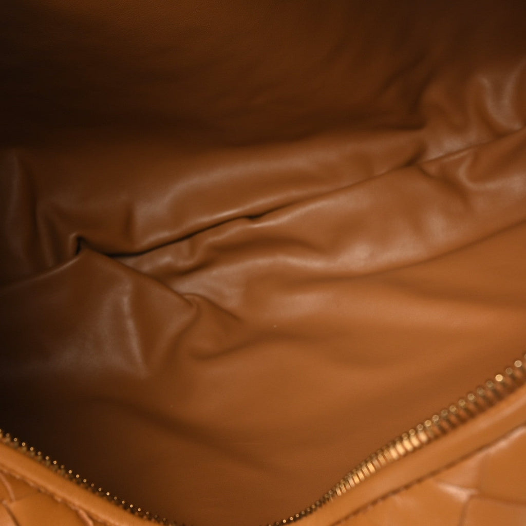 Nappa Intrecciato Small Jodie Caramel