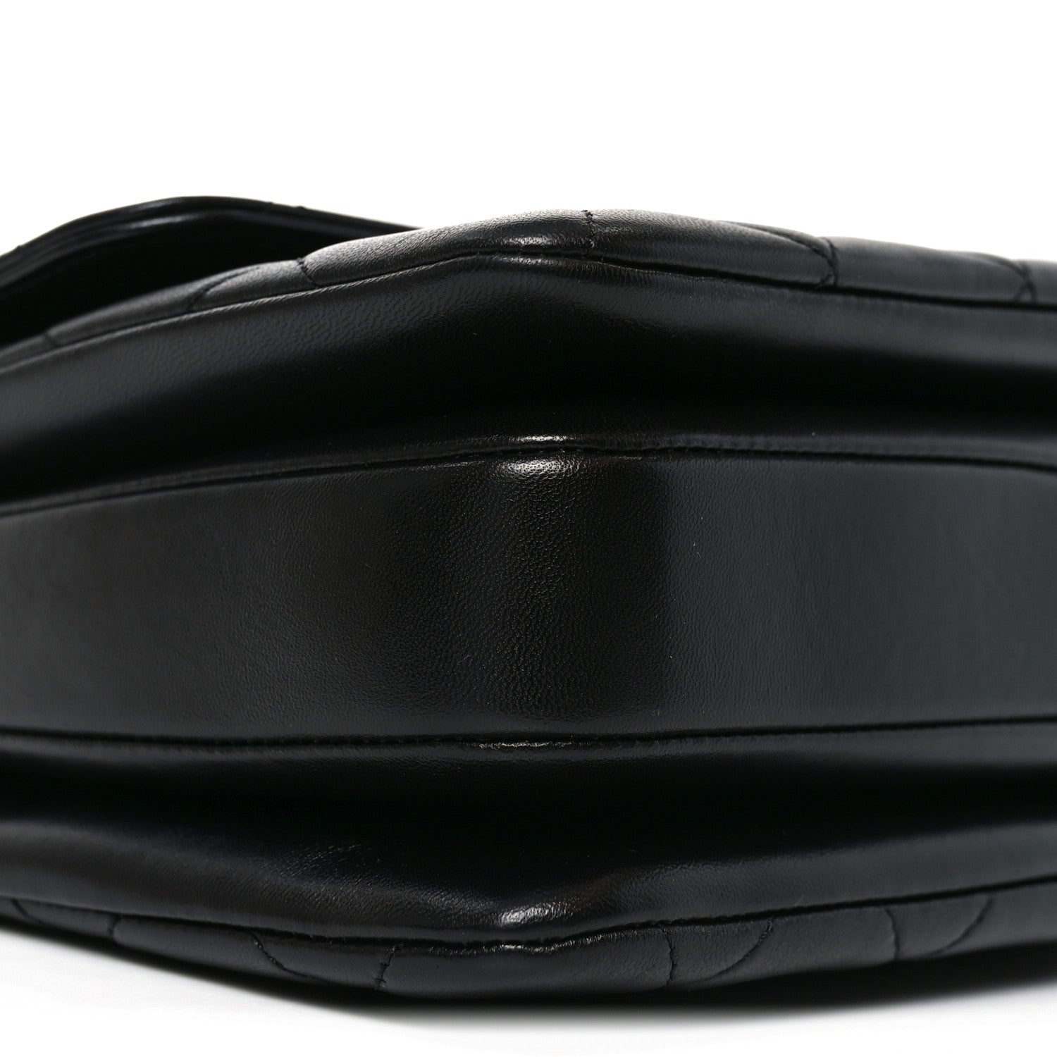 Lambskin Quilted Small Trendy CC Flap Dual Handle Bag Black
