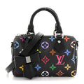 LV X TM Monogram Multicolor Nano Speedy Black