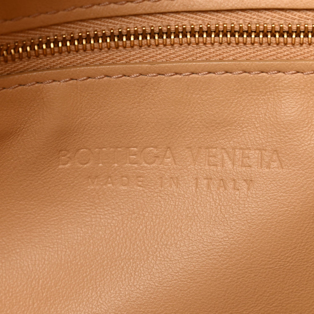 Nappa Intrecciato Small Jodie Hobo Almond