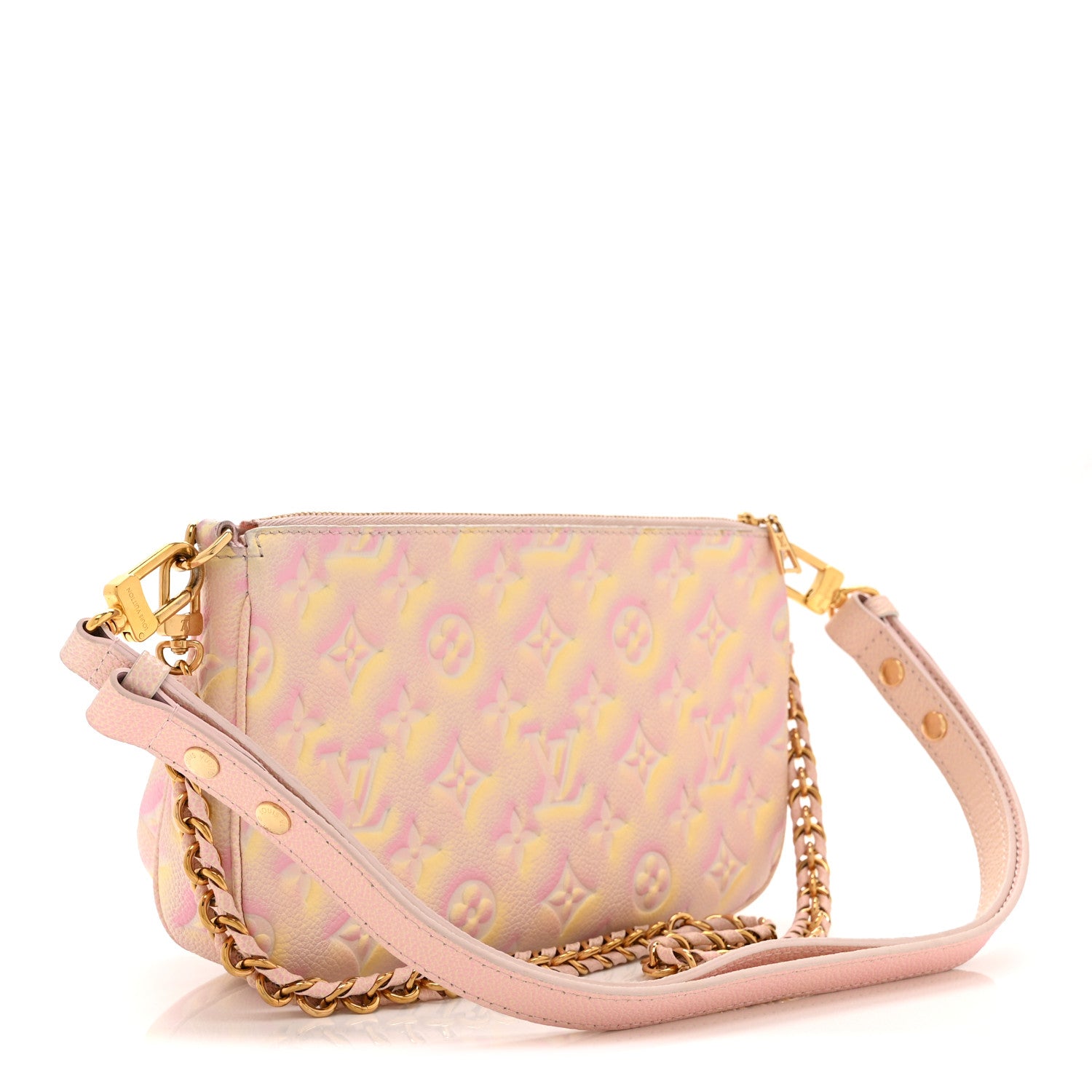Empreinte Monogram Summer Stardust Multi Pochette Accessories Pink
