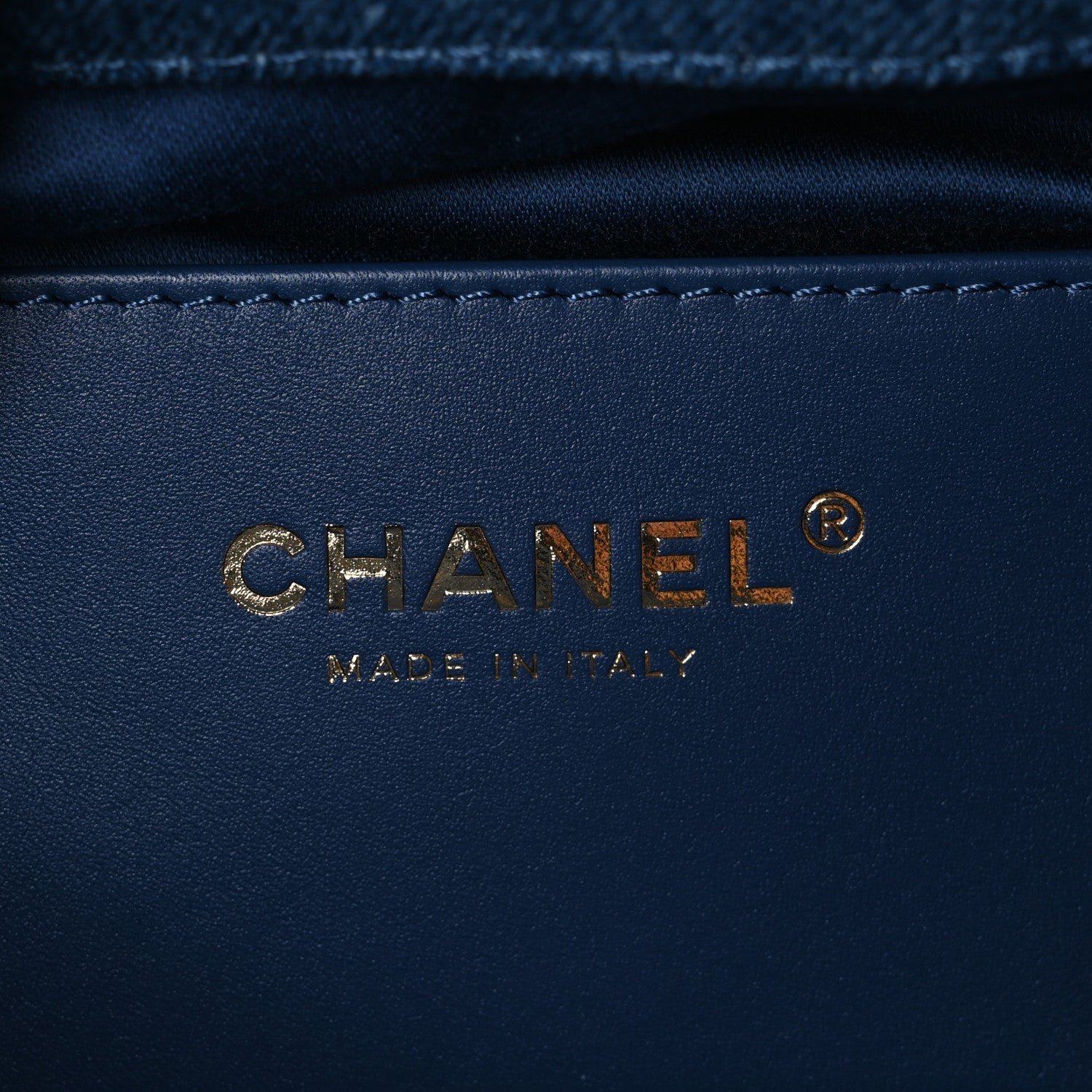 Washed Denim Quilted Small Chanel 25 Handbag Blue