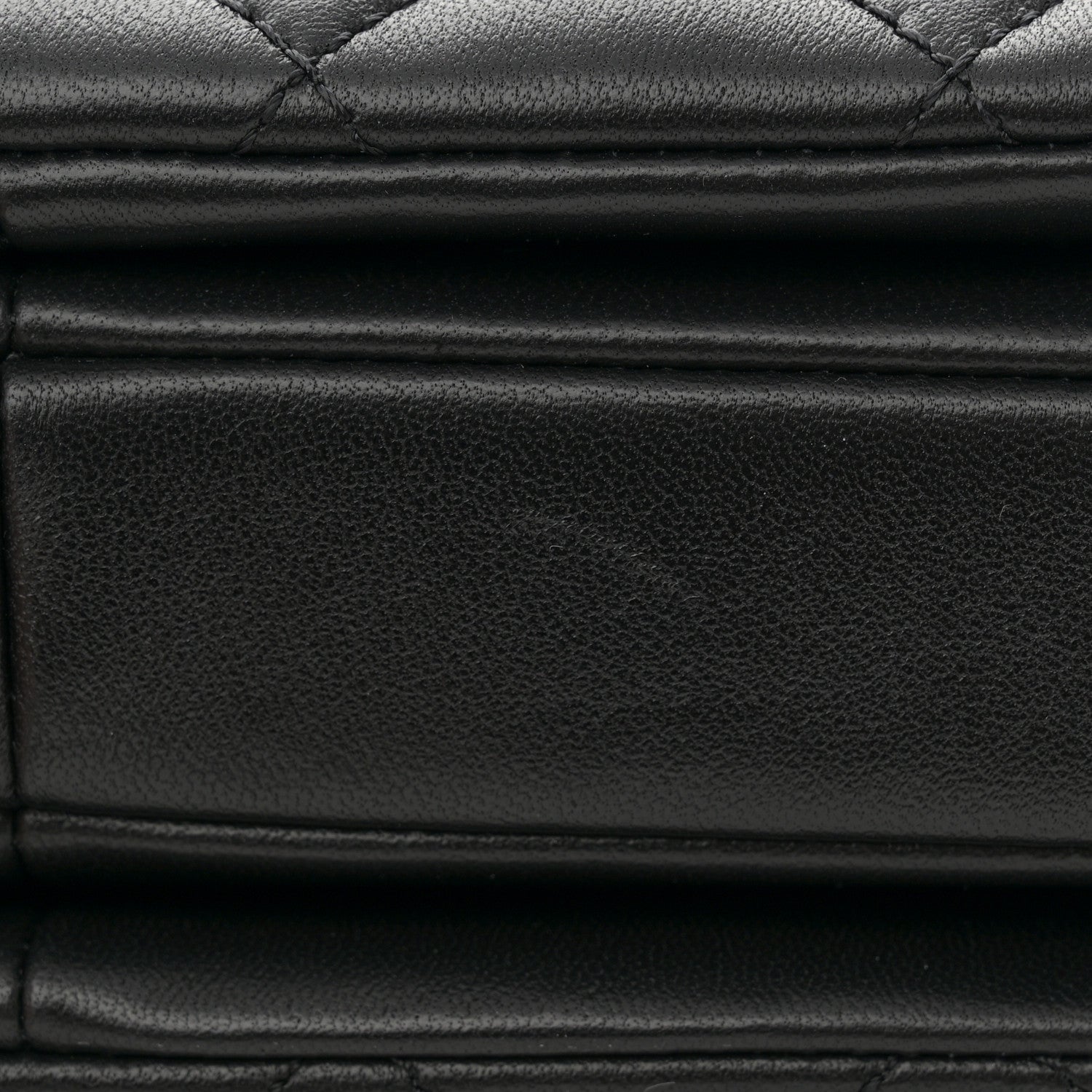 Lambskin Quilted Mini Trendy CC Dual Handle Flap Bag Black