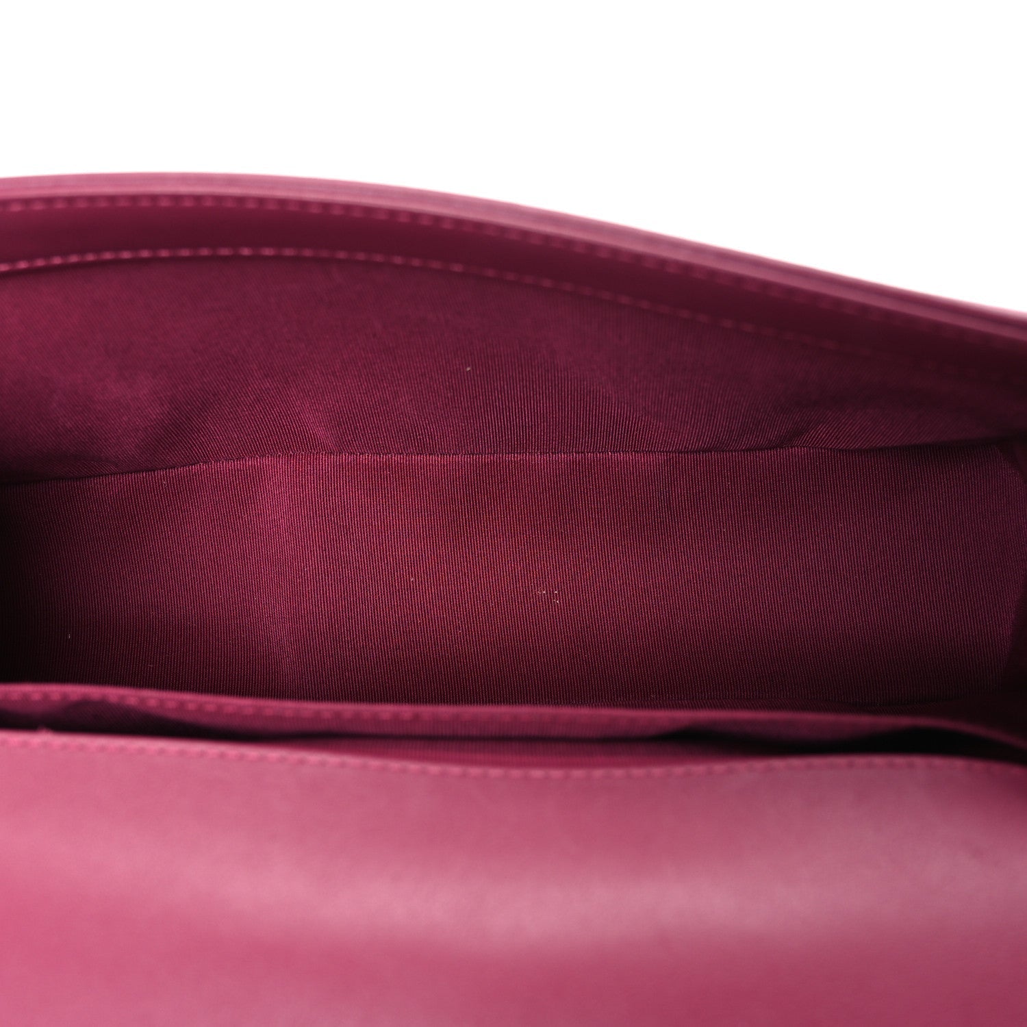 Lambskin Chevron Quilted Medium Boy Flap Dark Pink