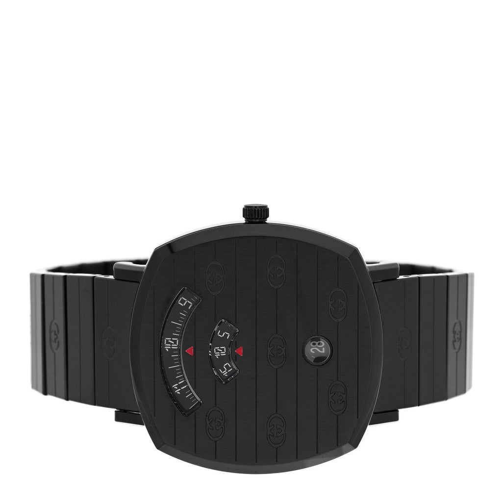 PVD Stainless Steel 38mm Grip Quartz Watch Black