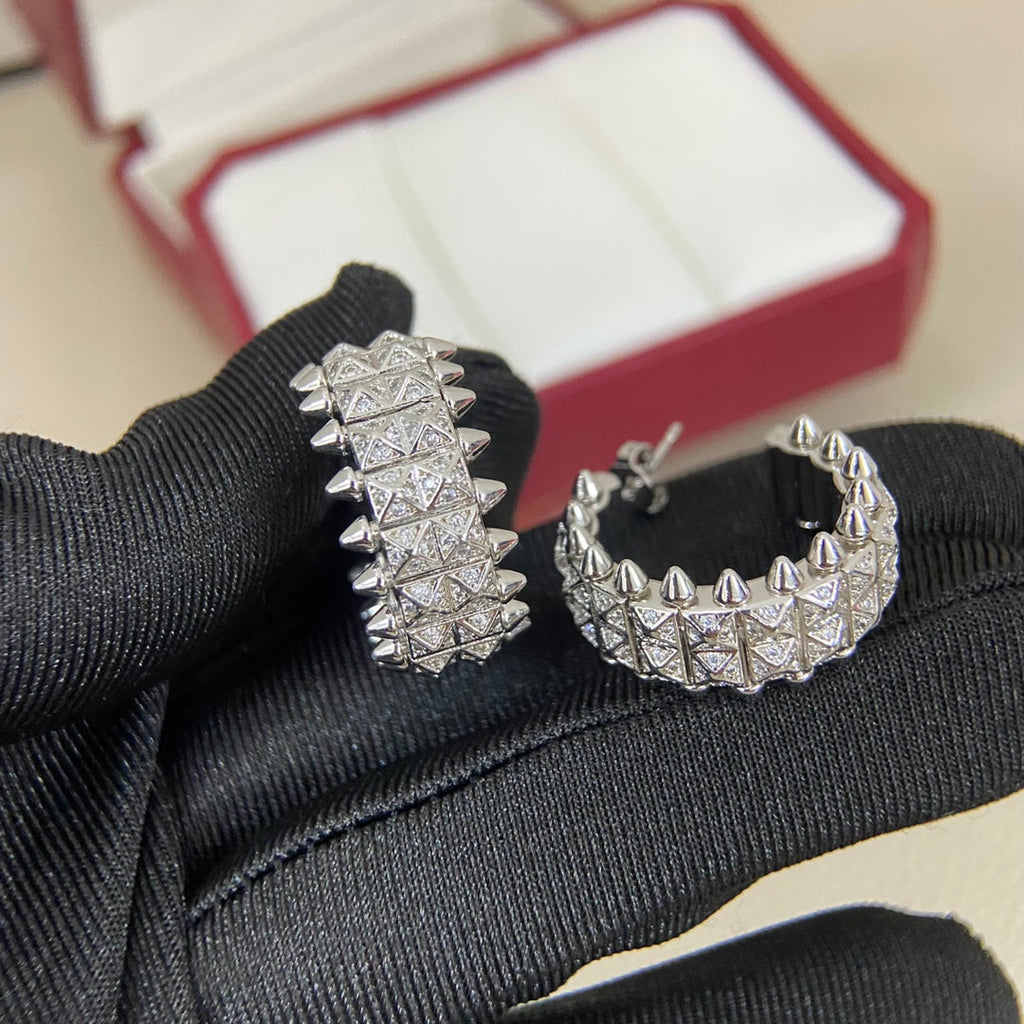 Cartier Clash de Cartier Hoop Diamond Earrings
