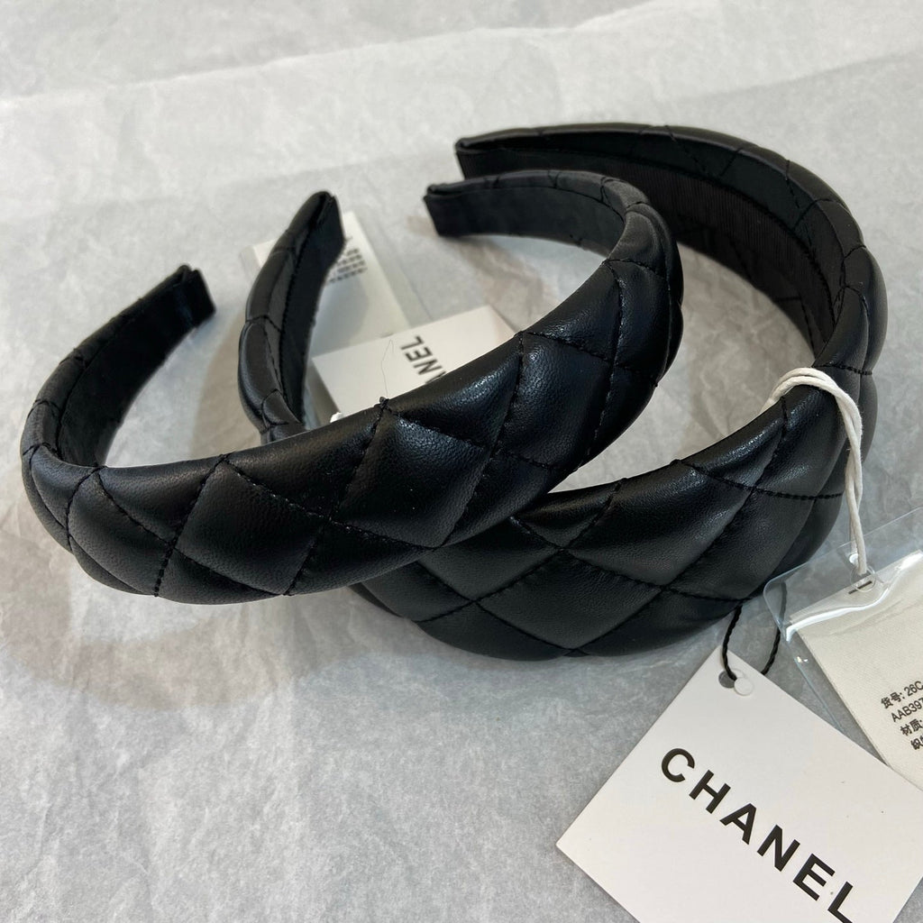 Chanel Leather Hair Band