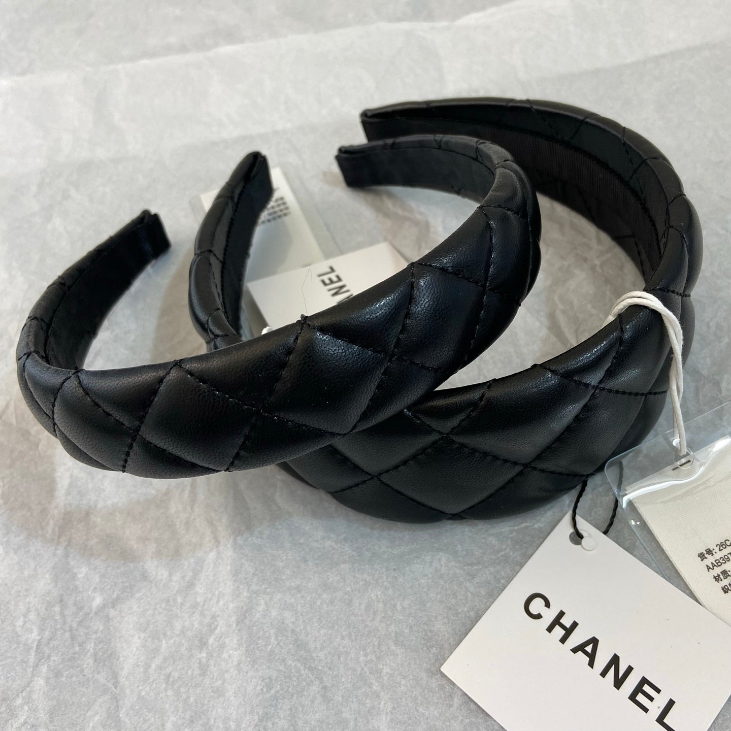 Chanel Leather Hair Band