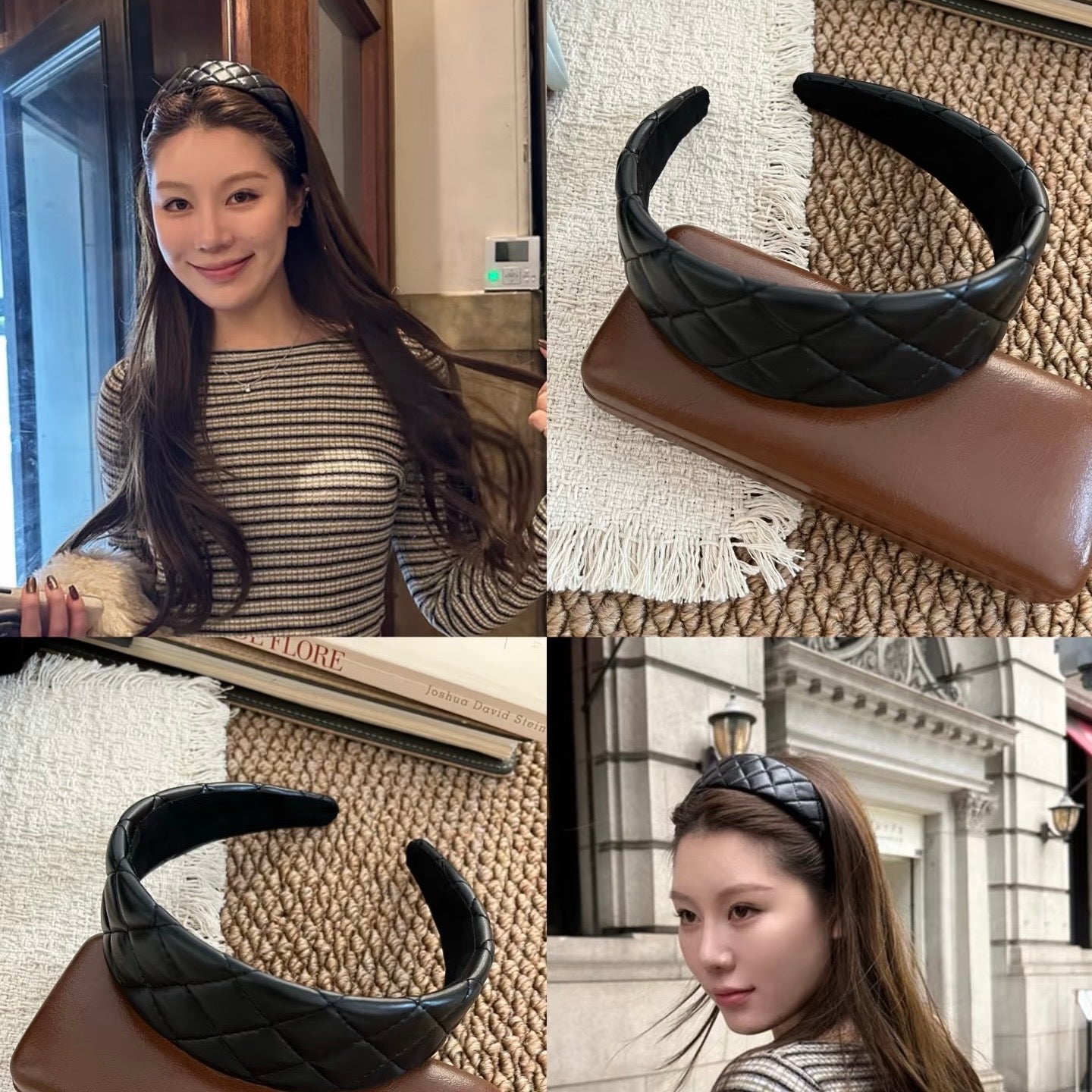 Chanel Leather Hair Band