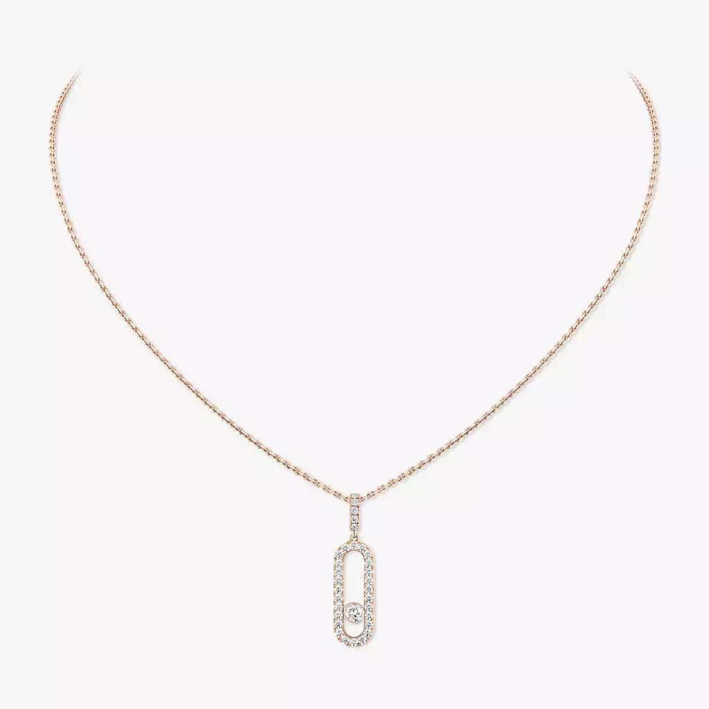 Messika Move Uno Pavé LM Diamond Necklace