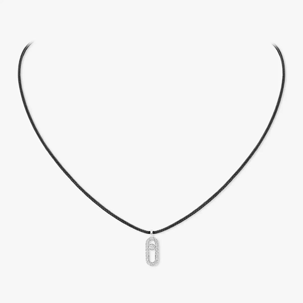 Messika CARE(S) Cord Pavé Necklace Diamond Necklace